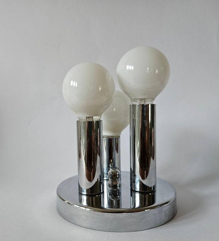 Mid-Century Modern Wall or Ceiling Lamp, Flush Mount, Sölken Leuchten, 1970