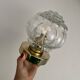 Vintage glass globe wall or ceiling light