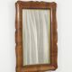Miroir rectangulaire en bois de cerisier doré sculpté et festonné de style Biedermeier, Vienne
