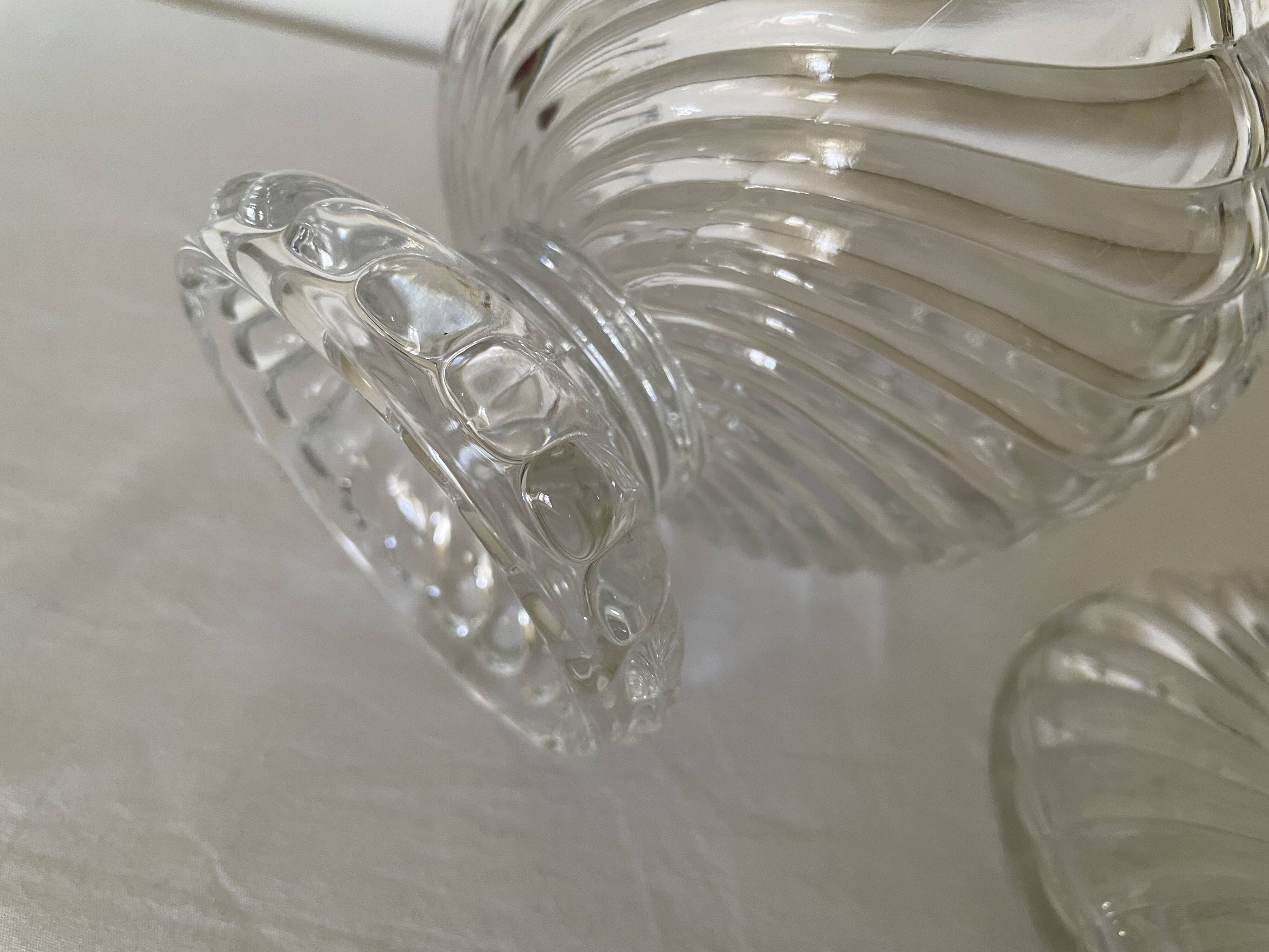 Baccarat crystal candy box, Bamboo model