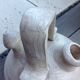 Old painted terracotta gargolet 60s-70s