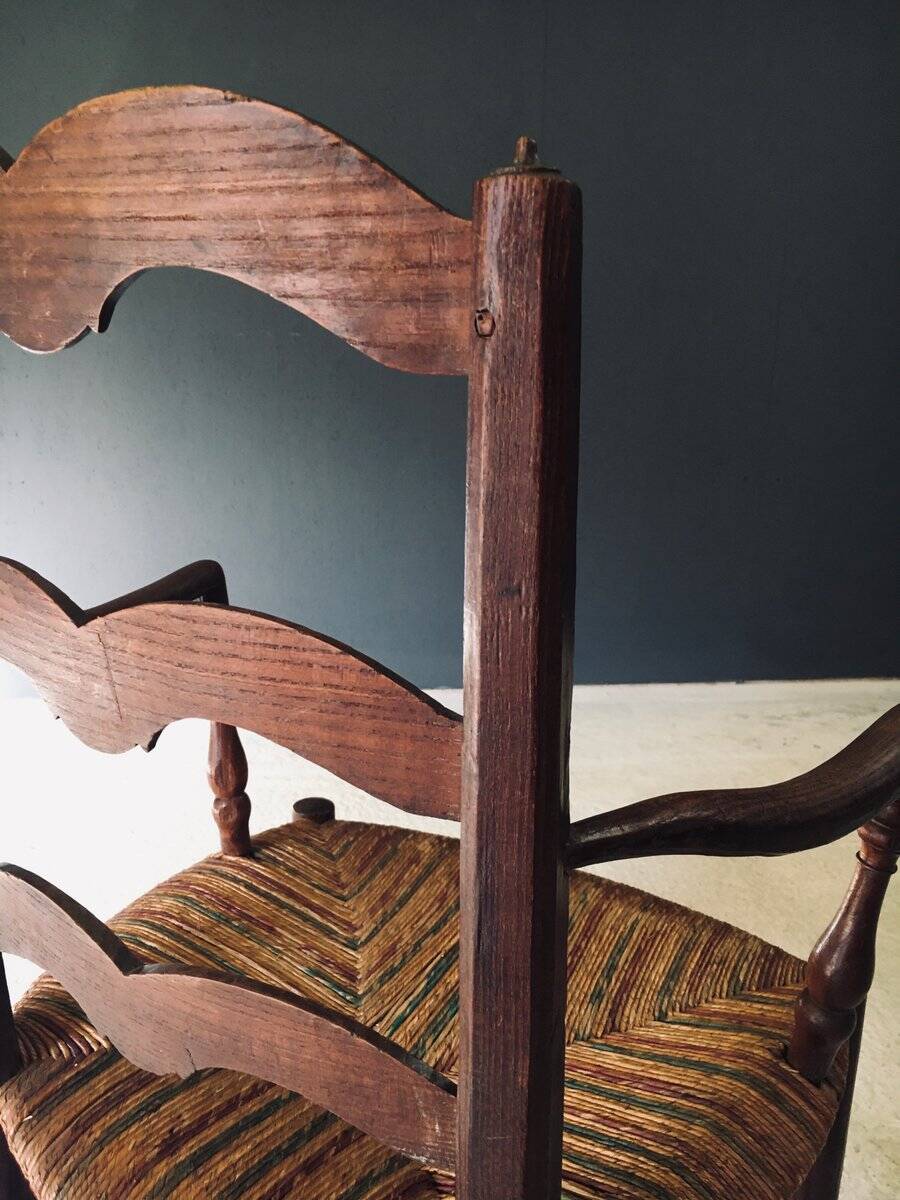 French Country Style Armchair, 1920s