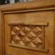 Art Deco buffet in oak and wrought iron by Léon and Maurice Jallot 1940s