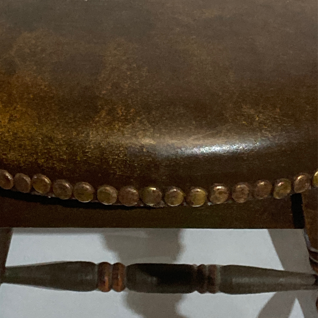 Tabouret de bar en orme bas tudor antique victorien, angleterre ca 1900