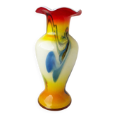 Vase en verre multicolore Tony Henri