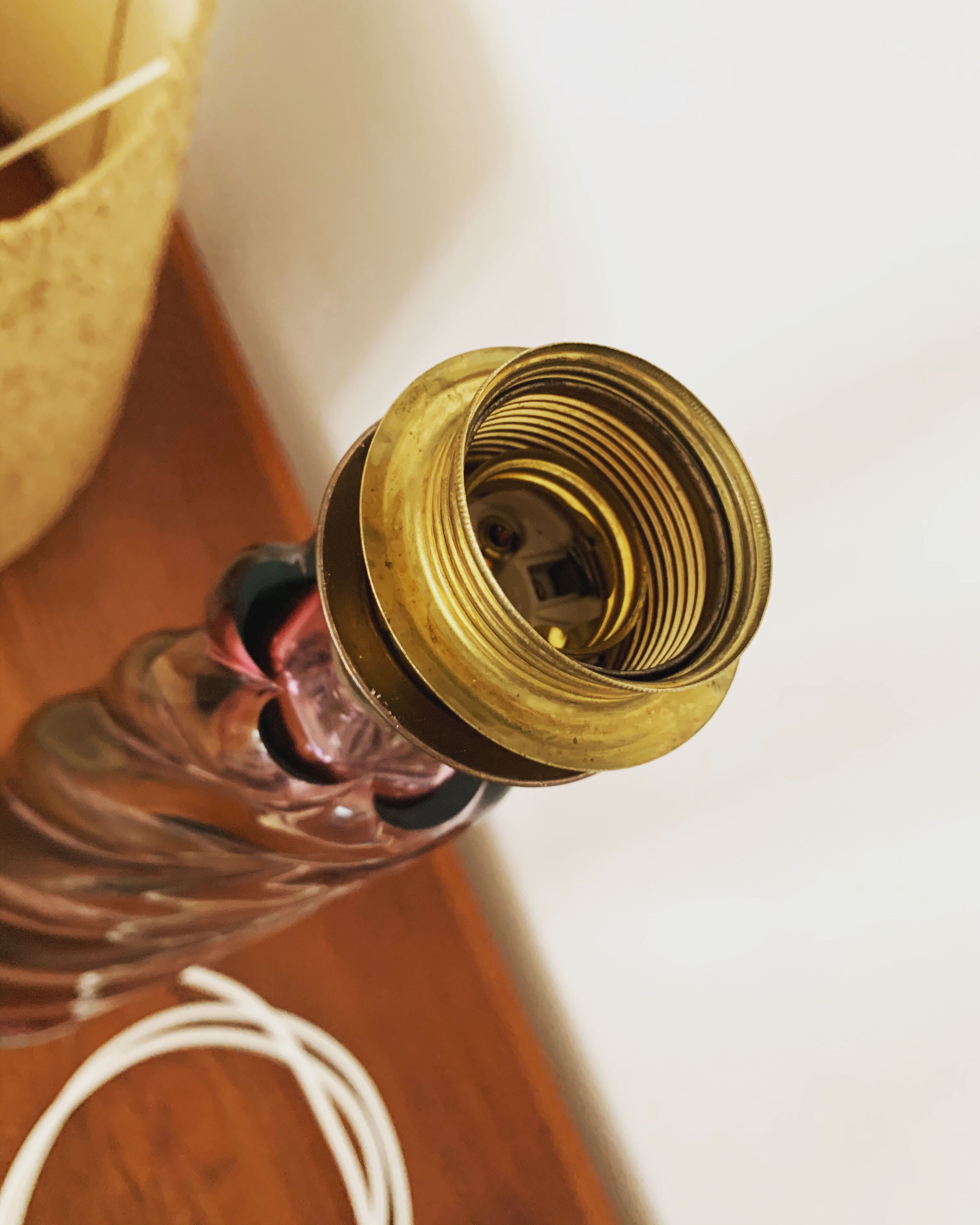 Large Murano glass table lamp