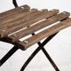 Anciennes chaises de terrasse pliantes (c.1920). Ensemble de 2 pièces #32