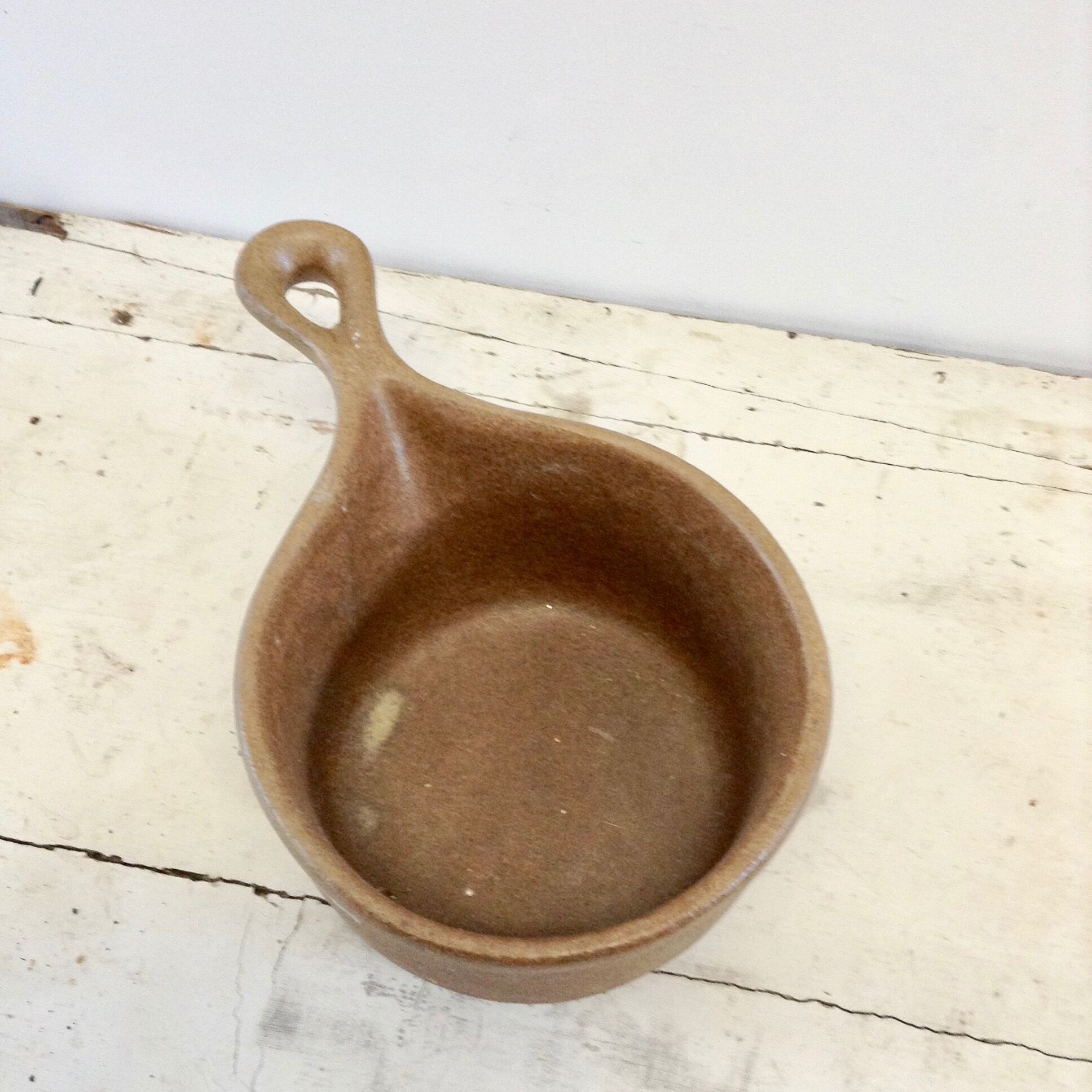 Old stoneware bowl