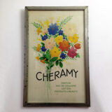 Advertising frame Cheramy flowers