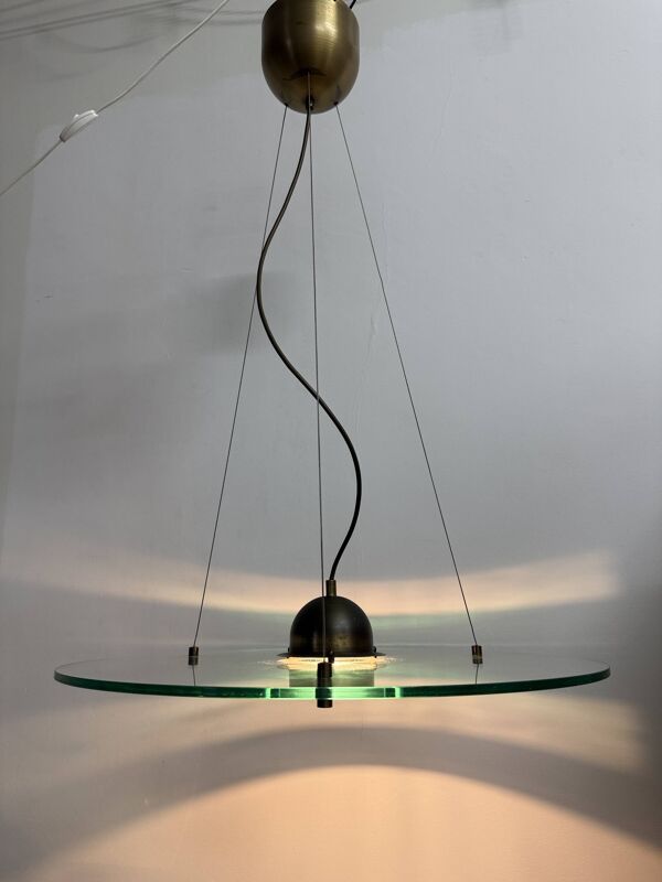 Lampe à suspension Sölken leuchten Space Age UFO, années 1970