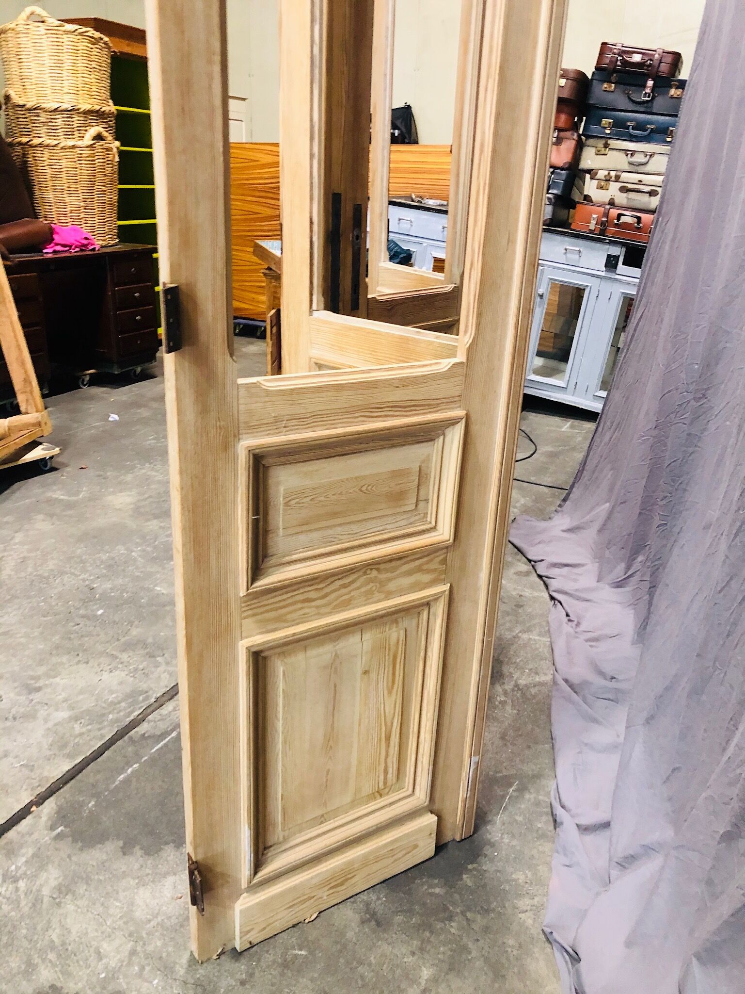 Old oak doors