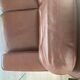 Canape 2 seater 100% leather brown