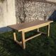 Solid oak farmhouse table