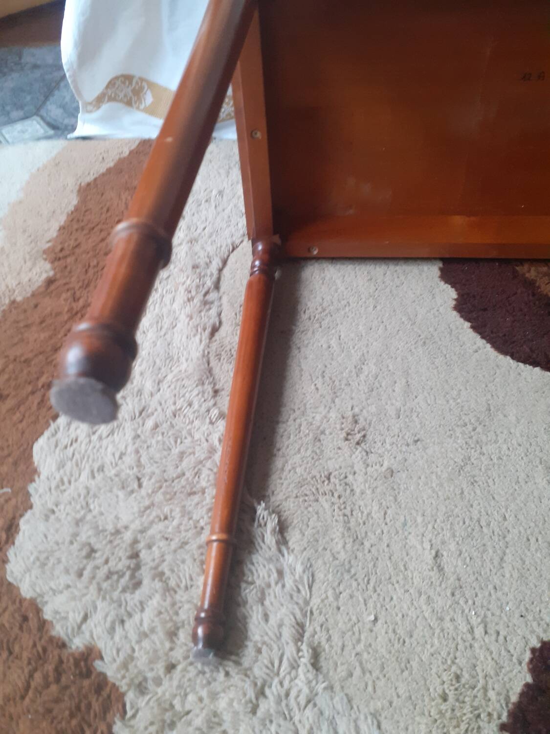Wooden side table, 1970s