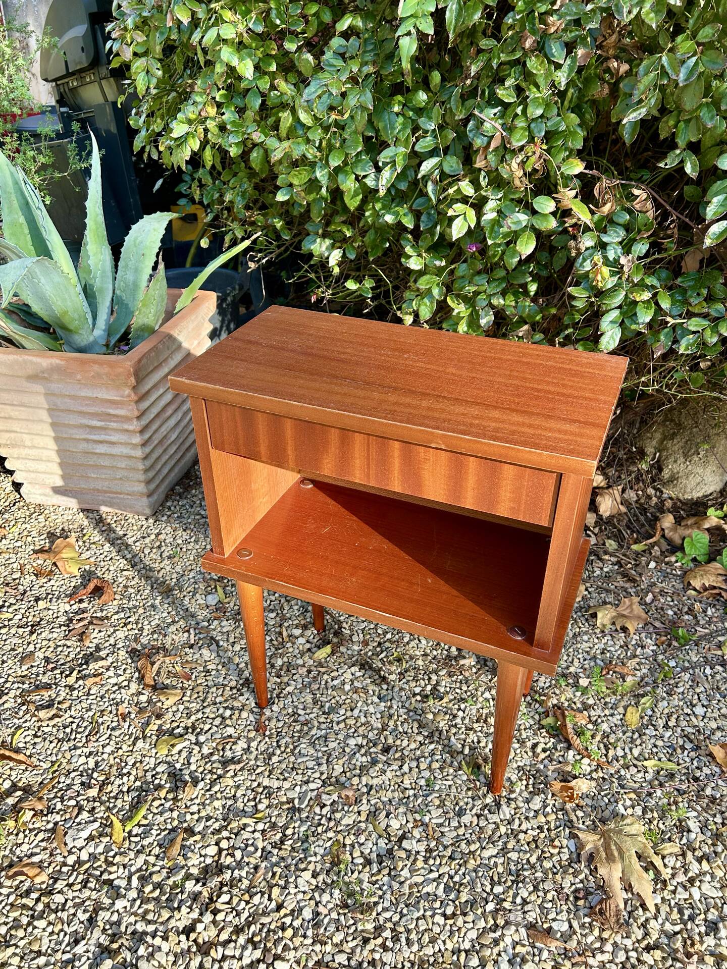 Melamine bedside table