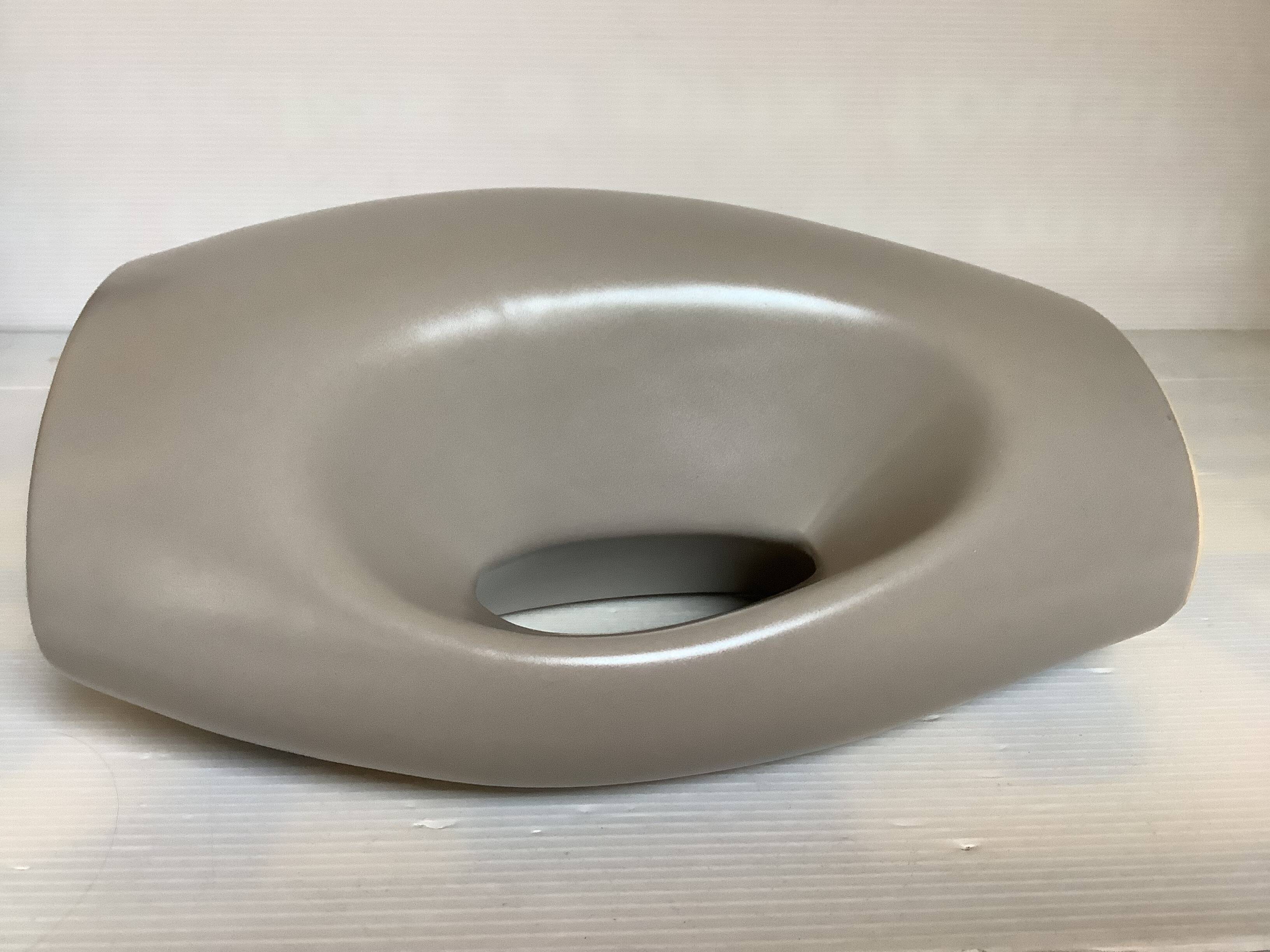 Grey ceramic vase design