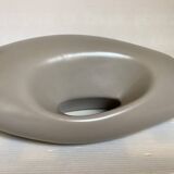 Grey ceramic vase design