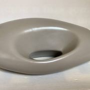Grey ceramic vase design