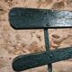 Antique folding garden bench – France – 1930s