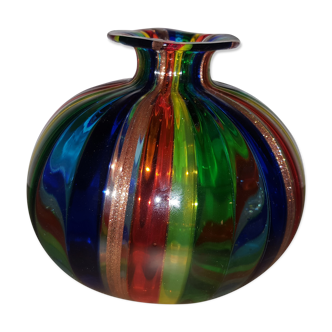 Murano multicolored vase