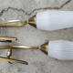 Pair of wall lamps, lunel edition, 1961 paris, vintage 50s, 60s.