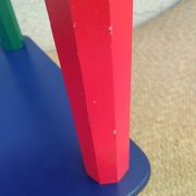 Pierre Sala pencil bedside table Clairefontaine collection 1980s