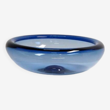 Handsigned Bowl by Danish Glassmaker Per Lütken for Holmegaard Glass Factory