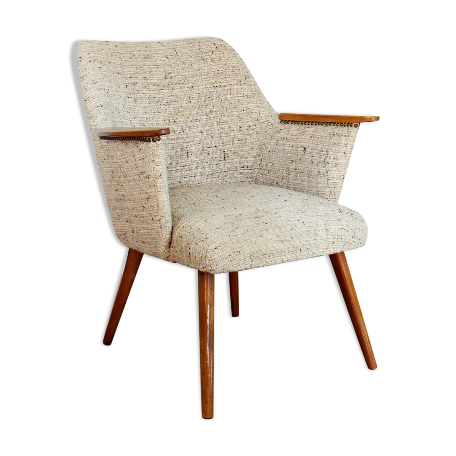 Fauteuil style cocktail avec accoudoirs
