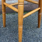 2 tabourets de bar scandinave vintage Pin Sapin style Montagne