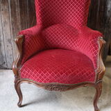 Armchair and footrest napoleon III