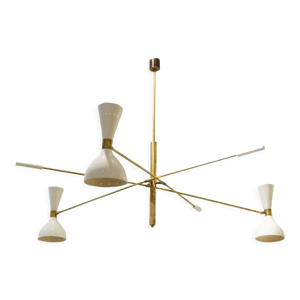 Lustre balancier moonlight 3 bras