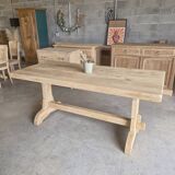 Reclaimed solid oak farmhouse table
