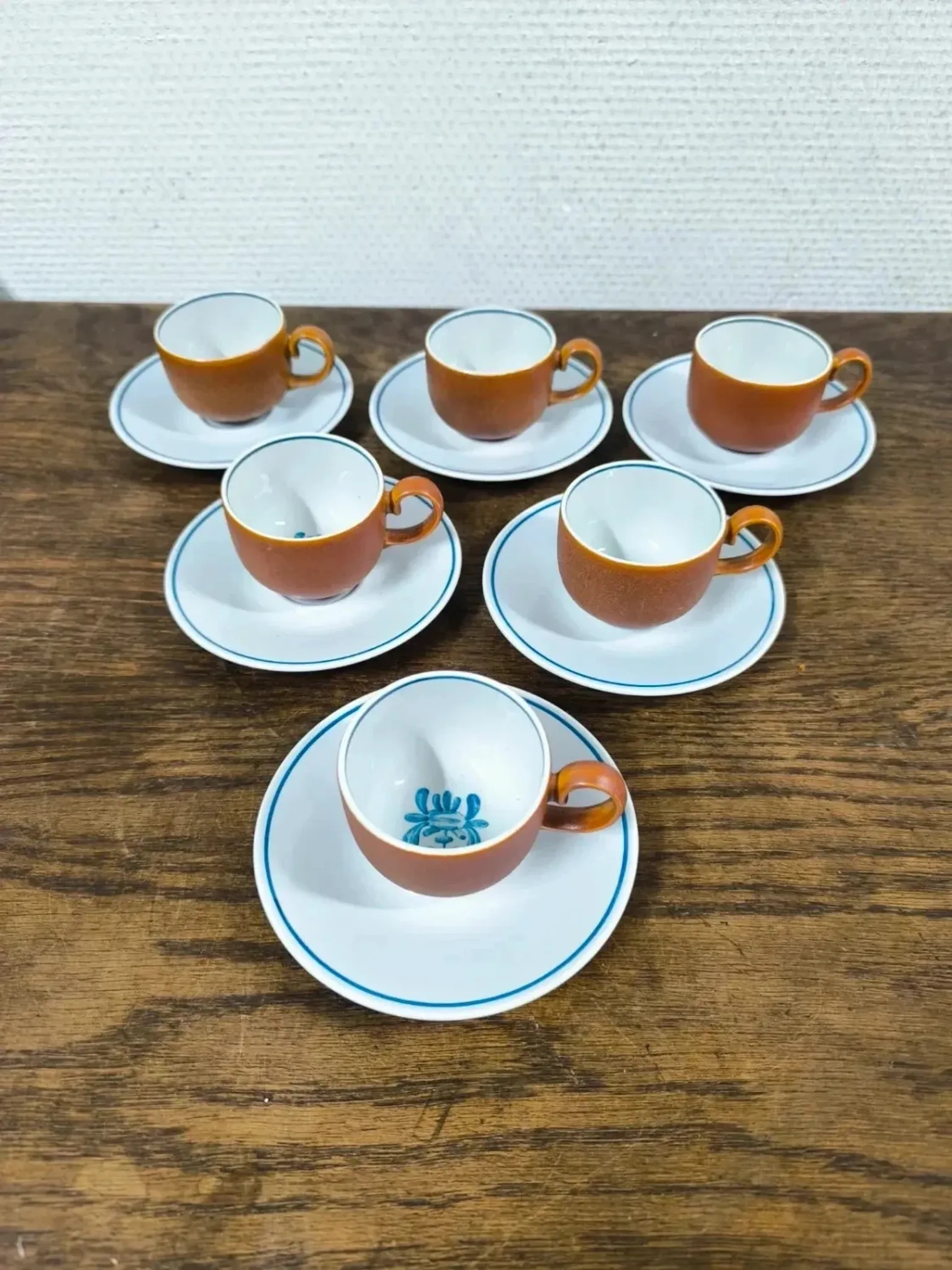 Set of 6 cups + saucers Villeroy and Boch Chekiang