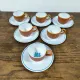 Set of 6 cups + saucers Villeroy and Boch Chekiang