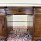 Classic English Desk with Black Inlay