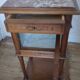 Antique wooden bedside table