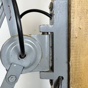 Grey Industrial Scissor Wall Lamp from Elektroinstala, 1960s