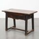 Antique Spanish side table from the late 18th century with a drawer
