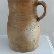 Old stoneware pitcher