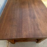 Farmhouse dining table in solid oak 1980