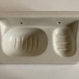 Bathroom door art deco ceramic soap holder