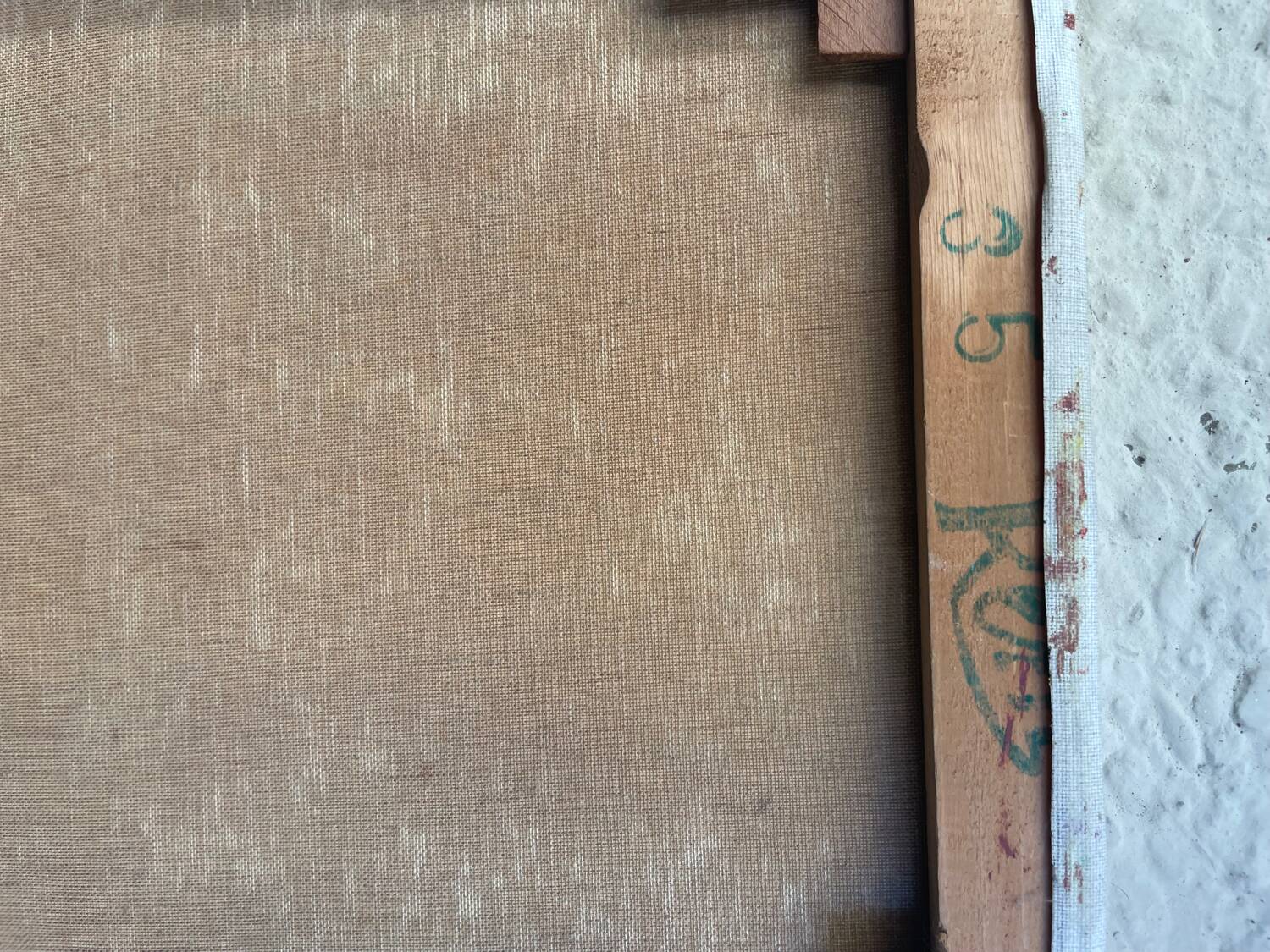 Peinture florale naïve