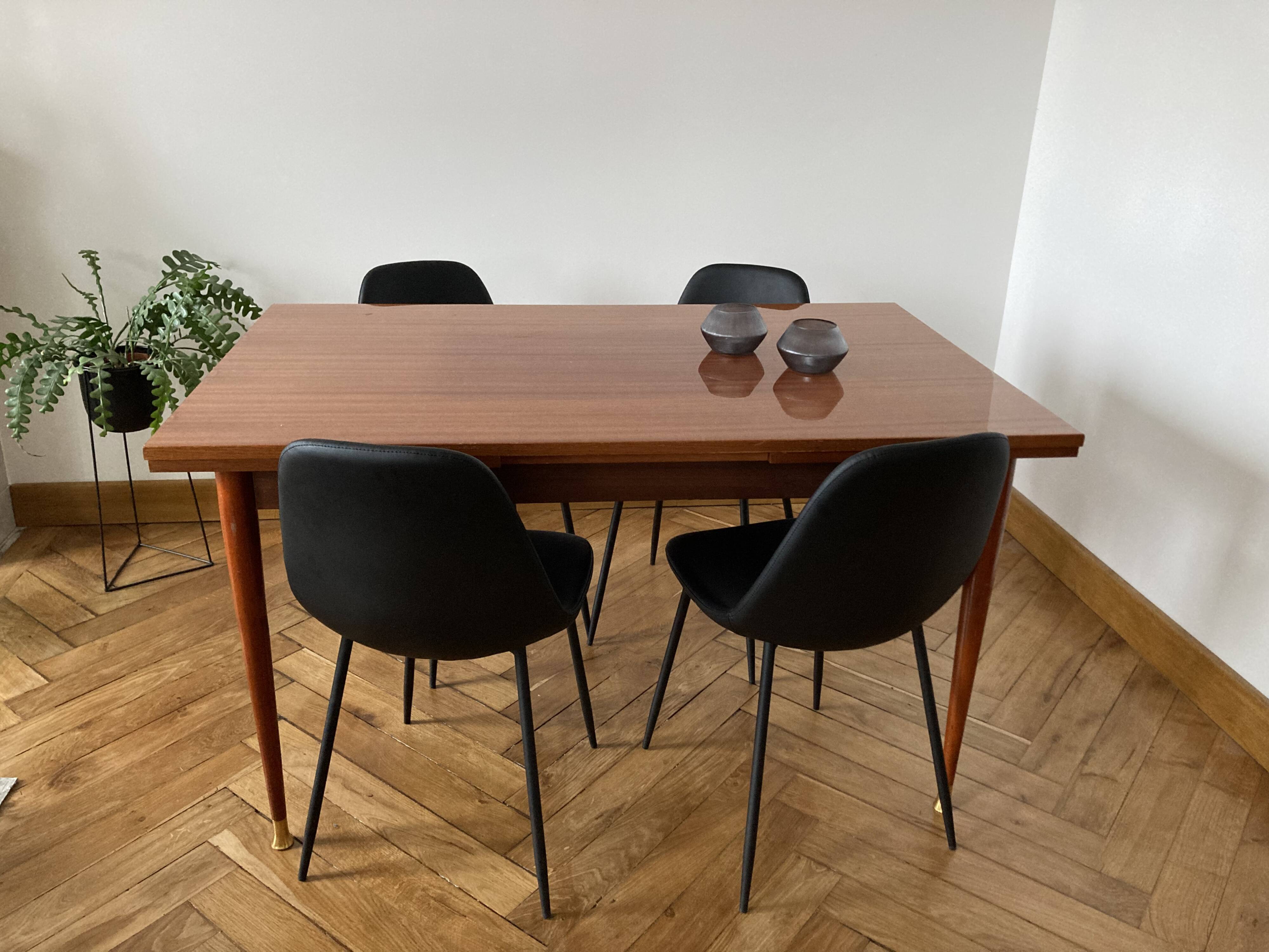 Scandinavian-style rectangular table