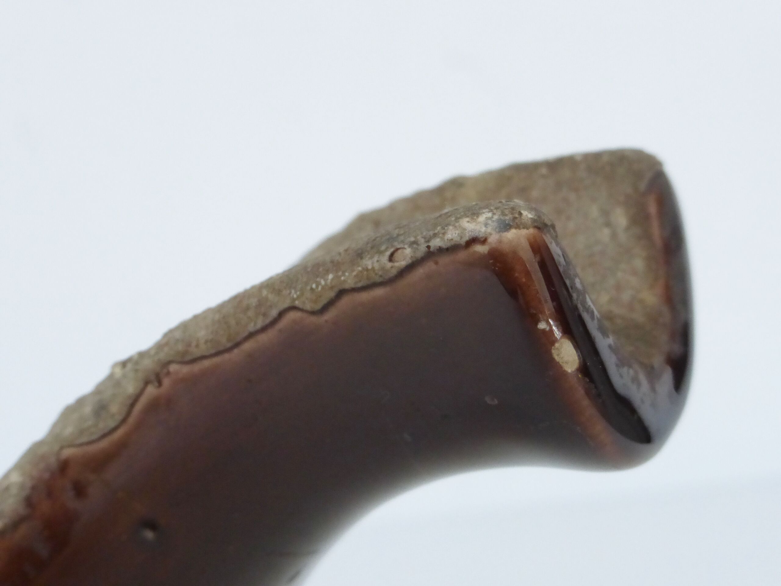 Fruit bowl tripod 1950 ceramic of vallauris in decoration of butterflies years 50 / 60 vintage