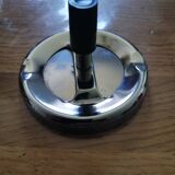 Vintage orange rotating ashtray