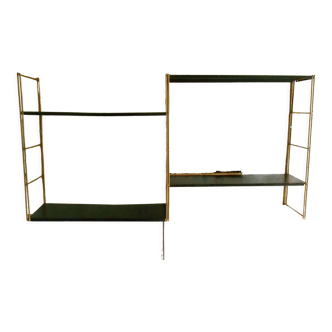 Vintage modular wall shelf