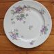 4 porcelain dessert plates decorated with flowers Bernardaud Limoges