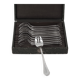Ercuis Trianon, Rubans, 12 silver-plated oyster forks, excellent condition.