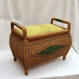 Playing box with two handles towards 1960s dimension: height -46.5cm- width -60cm-Pr-37