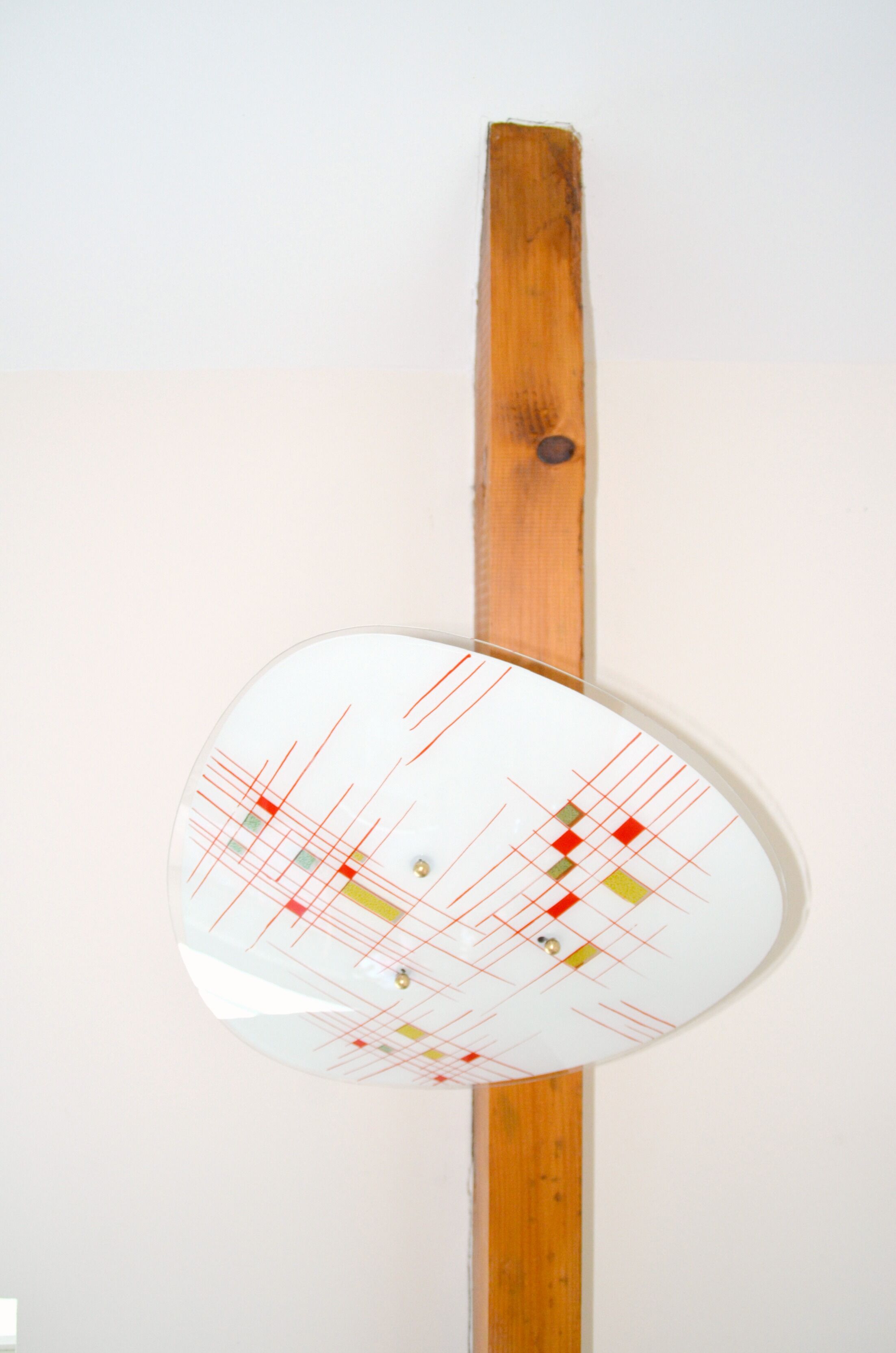 Suspension flat glass vintage